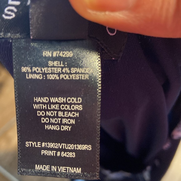 Enfocus Studio Dress Floral Print Dress Size 10 - Picture 6 of 6